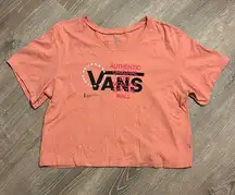 Vans Cropped T-shirt Size L