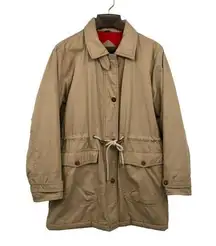 Vintage Cabin Creek Coat Womens M (10-12) Used Tan Lined Some Staining