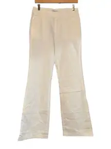 NWT Outerknown Pants Womens 4 White Cream Wide Leg Flare Organic Cotton Beach