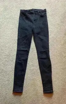 J brand Maria black high rise jeans in size 28
