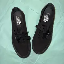 Black Platform Vans