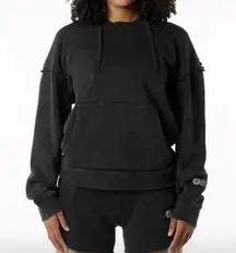 ALPHALETE Women’s Terry Oversized Hoodie- Onyx, Size Medium