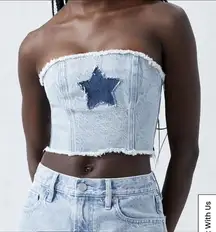 Pacsun Supernova Denim Corset