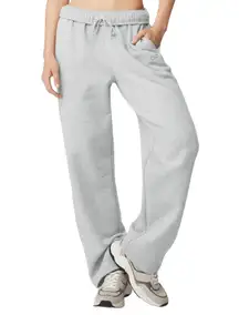 Alo Yoga Accolade Straight Leg Sweatpant Athletic Heather Grey XS