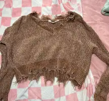 Distressed Sweater