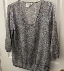 FINAL MARKDOWN Sheer Fred David top petite medium