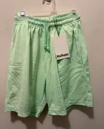 Madhappy‎ NWT Light Green Summer collection Mesh Shorts unisex XS