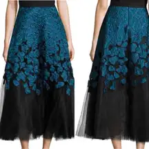 Sachin & Babi Nai Midi Flocked Skirt