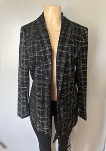 Apt black and silver blazer