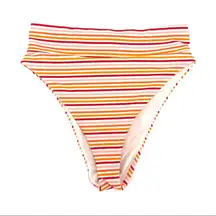 AERIE High Waist Bikini Bottoms Orange L