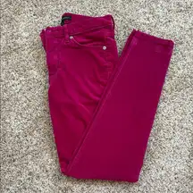 Banana Republic Rich Pink Velvet Pants