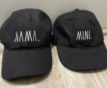 RAE‎ DUNN  Women's “Mama and Mini” Hat Set