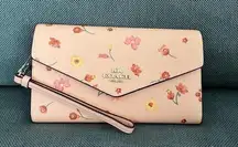 Coach  Travel Envelope Wallet With Mystical Floral Print c8708