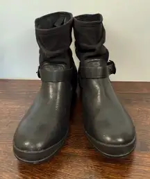 Bogs Women’s Cassie low waterproof leather black boot size 8.5