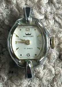Westport chrome plated watch face‎ untested needs band