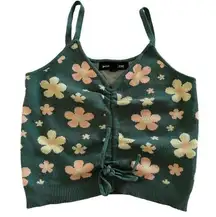 Dark green Social Scene tank top