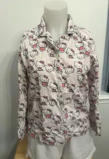 Hello Kitty Organic Flannel TEEN PAJAMA SET POTTERY BARN