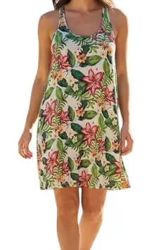 Tommy Bahama Tropical Floral Nightgown or Swim Coverup Size Small