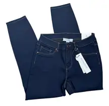 WORKSHOP Republic Womens Size 6 Darkwash Skinny Jeans Ankle Stretch Modern