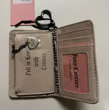 Juicy‎ Couture Beige Wallet with Heart Keychain​