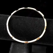 Vintage Mexican Alpaca Silver Bracelet Bangle