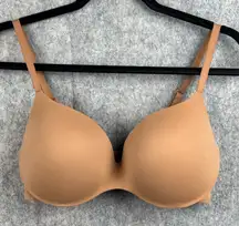 Auden Womens Size 38C Comfort T-Shirt Tan‎ Bra