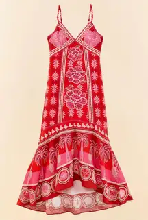 Farm Rio Summer Sunrise Maxi Dress