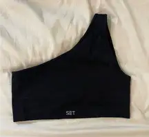 Set Active One Shoulder Sports Bra
