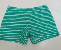 Crown & Ivy Petite Striped Chino Short