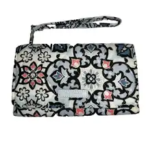 Vera Bradley “Lisbon Medallion"  RFID Smartphone Wristlet Wallet Light Blue