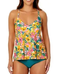 Anne Cole Limited Edition Swim Triangle Tankini Top NWT Size Medium (L013)