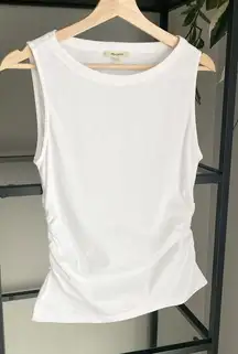 Madewell Side Cinch Boatneck Tank
