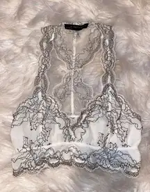 Black And White Bralette 