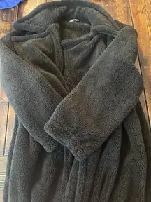 Shein full length teddy winter jacket 