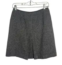 Liz Claiborne Liz Sport Petite Size 8P Wool Silk Short Skirt Gray