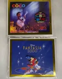 Disney park Pixar VIP movie club sorcerer Mickey sugar skulls coco pins NWT