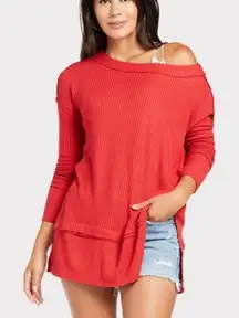 We The Free Red North Shore Oversized