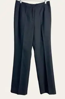 Le Suit Women's Black Crepe Wide Leg Trouser Dress Slack Pants Size 8 NWT