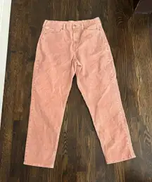 pink corduroy pants