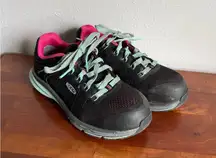 Keen Utility Vista Energy Composite Toe Black Blue Work Sneaker Shoe Womens 7.5