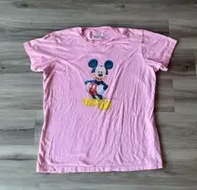 Disney Store XL Pink Mickey Mouse Shirt