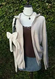 ✨Y2k Guess zip up sweater 