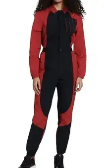 Jordan Jumpsuit Womens 1X Red Black One Piece Coveralls Move To Zero DJ2628-636
