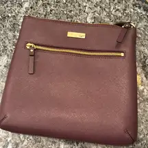 Kate spade maroon crossbody bag NWOT