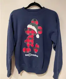 Disney‎ parks Mickey Mouse Christmas sweatshirt size small
