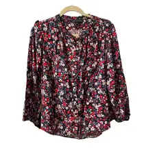 TOMMY HILFIGER FLORAL PRINT BUTTON DOWN