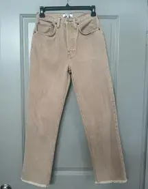 Re/Done 70s Stove pipe high rise Jean