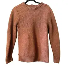 Duluth Trading Co. 100% Shetland Wool pull over sweater L cozy cabincore