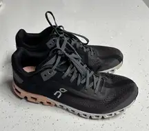 On Running cloud flow size 7 women’s peach grey