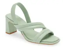 Caslon Mint Green Short Heel Heels kitten green muted